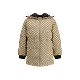 Beige Cotton Bomber